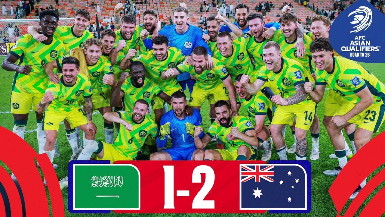 #ไฮไลท์ฟุตบอล [ ซาอุดีอาระเบีย 1 - 2 ออสเตรเลีย ] ฟุตบอลโลก รอบคัดเลือก โซนเอเชีย 2025/11.6.68