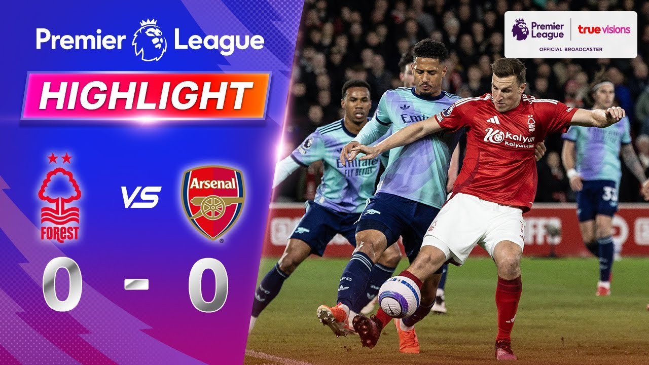 Full Match ย้อนหลัง [ น็อตติ้งแฮม ฟอเรสต์ vs อาร์เซน่อล ] พรีเมียร์ลีก อังกฤษ 27.2.68