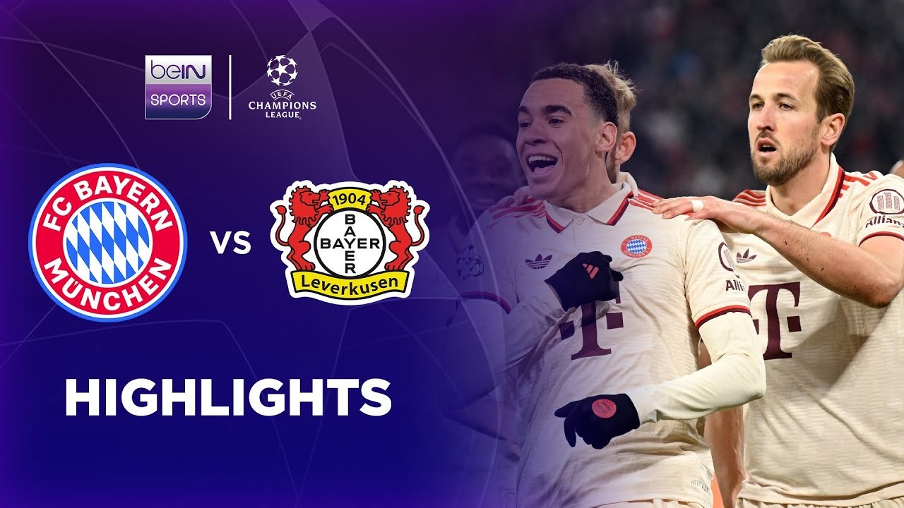 #ไฮไลท์ฟุตบอล [ บาเยิร์น มิวนิค 3 - 0 เลเวอร์คูเซ่น ] ยูฟ่า แชมเปี้ยนส์ลีก (รอบ16ทีมสุดท้าย)นัดแรก 2025/6.3.68