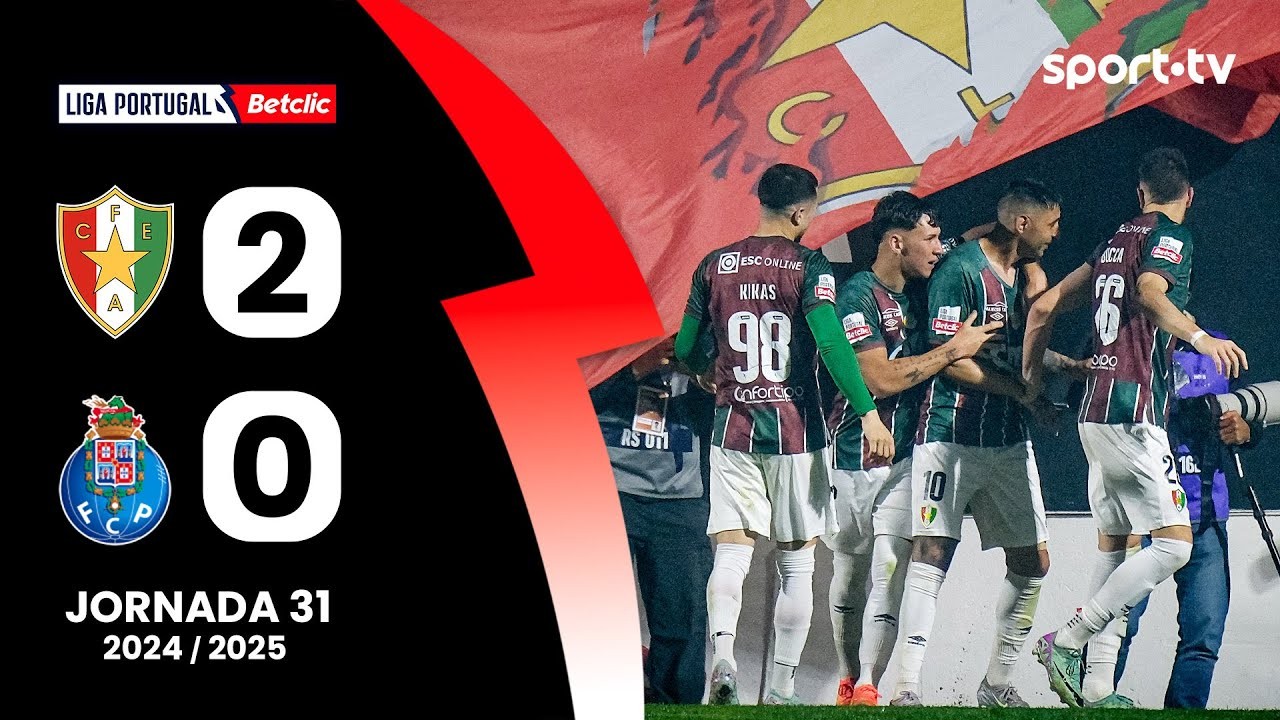 #ไฮไลท์ฟุตบอล [ อมาดอร่า 2 - 0 เอฟซี ปอร์โต้ ] ลีกา ซาเกรส โปรตุเกส 2025/27.4.68
