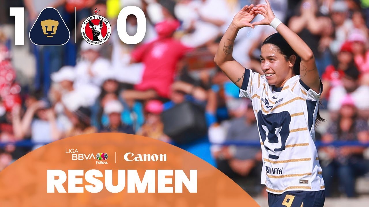 #ไฮไลท์ฟุตบอล [ พูมาส ยูนัม(หญิง) 1 - 0 คลับ ติฮัวน่า(หญิง) ] เม็กซิโก ลีก้า เอ็มเอ็กซ์ โวเมน 2025/18.3.68