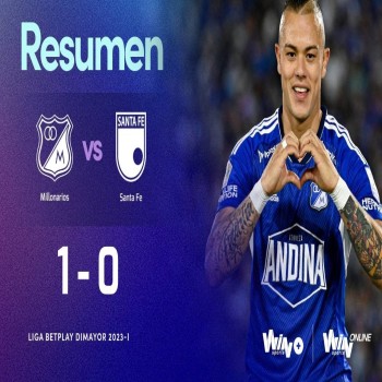 #ไฮไลท์ฟุตบอล [ มิลเลียนนาริออส 1 - 0 อินดิเพนเดียนเต้ ซานตา เฟ่ ]  พรีเมร่า เอ โคลอมเบีย